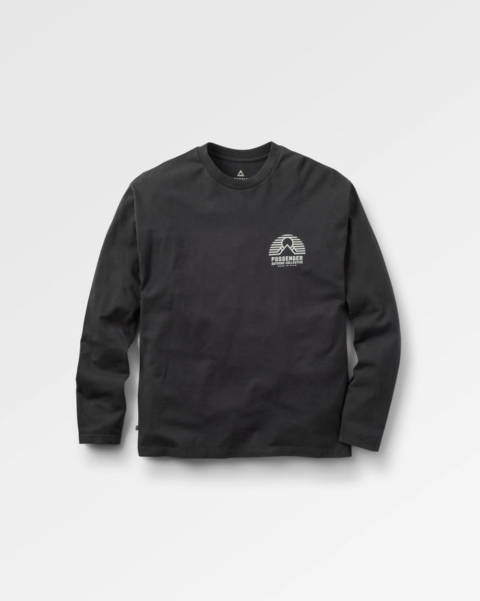 Elbio Relaxed Fit LS T-Shirt - Black